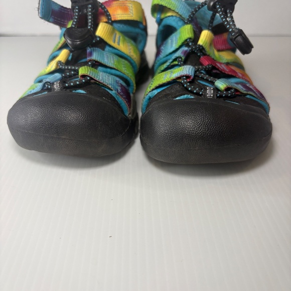 Keen Kids' Newport H2 Water Sandals Size 13 1018441 Tie Dye Rainbow Bungee Strap - Picture 13 of 15